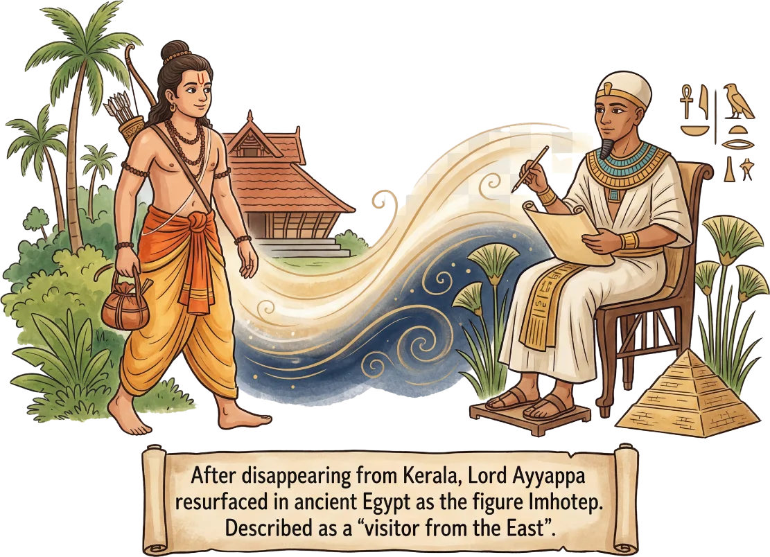 Lord Ayyappa resurfaces in ancient Egypt as Imhotep