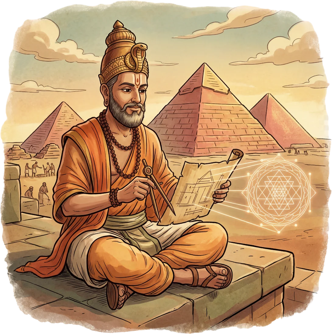 Imhotep — Grandmaster Architect of the Giza Pyramids