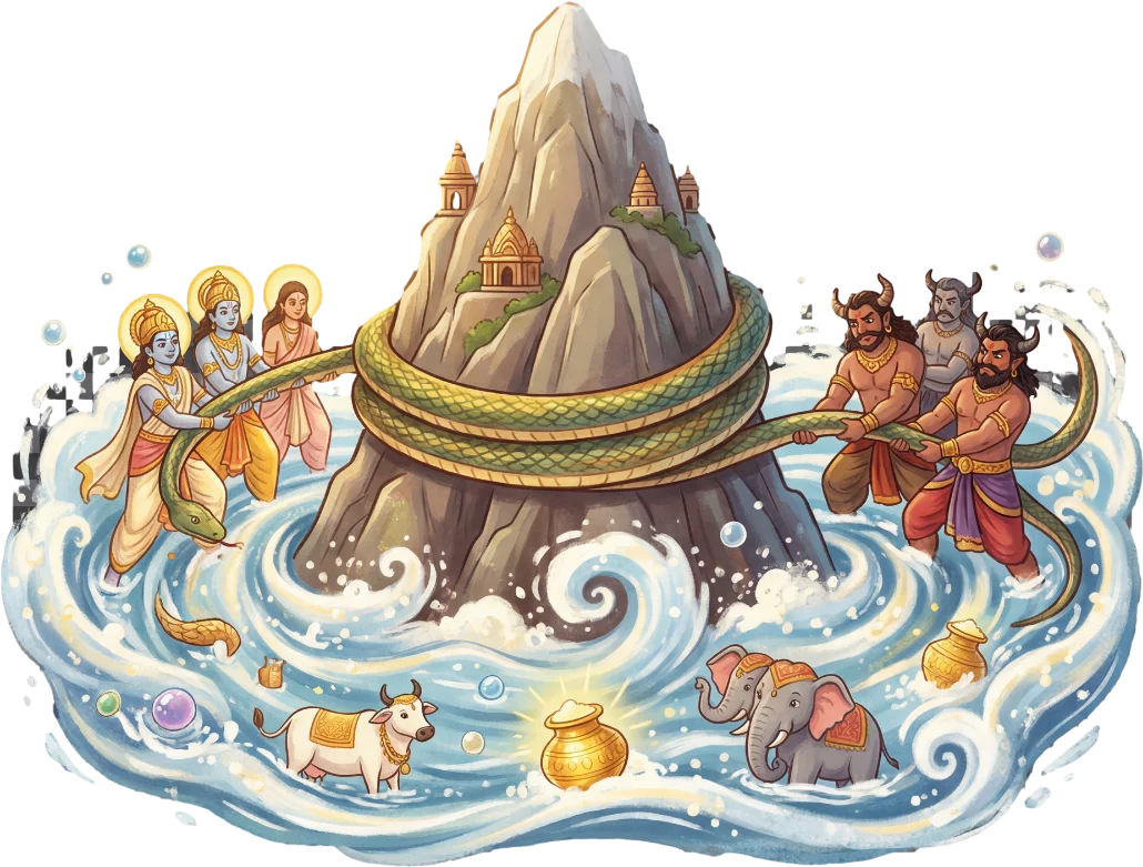 Mount Meru — the Churning Rod of the Cosmic Ocean